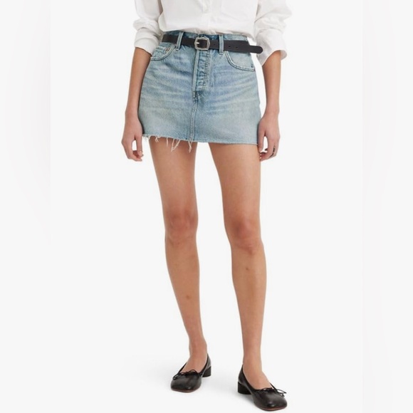 Levi's Dresses & Skirts - Levi's Women's Icon Skirt - Button Fly and Raw Hem
